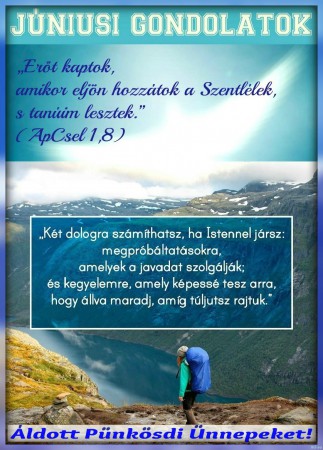 2019 - JÚNIUS HÓNAP GONDOLATAI